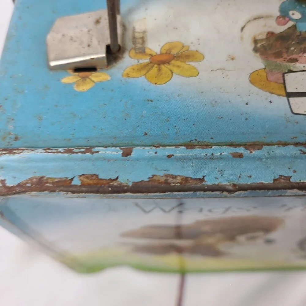 Vintage 1978‎ Wags 'N Whiskers Metal Lunch Box with NO Thermos